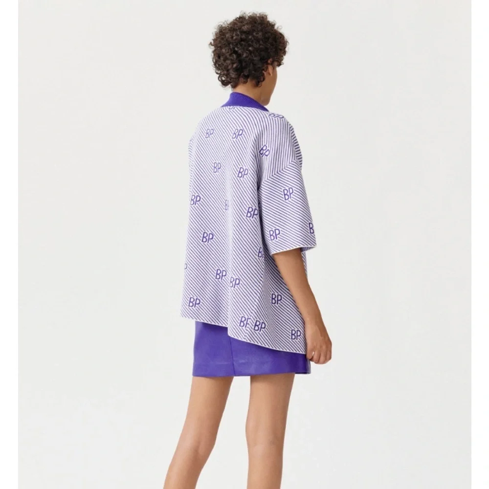 Baum und Pferdgarten CIPO Purple Striped Shirt women’s S - Picture 3 of 12